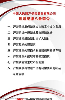 人保财险宣传牌图片