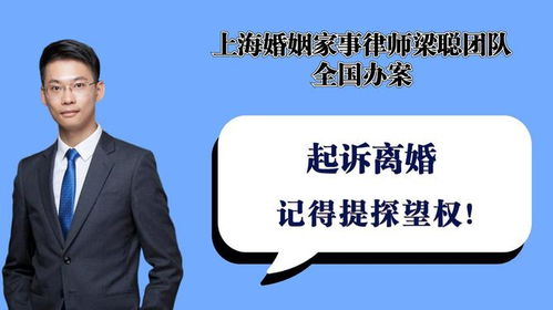 上海离婚律师梁聪林婉华律师团队 起诉离婚记得提探望权