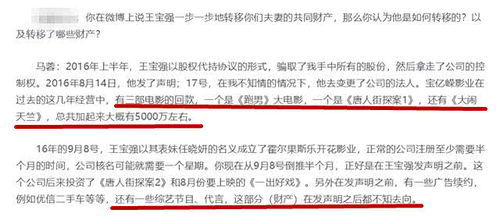 律师曝马蓉起诉宝亿嵘公司真实目的 寻找隐匿财产迫使王宝强求和